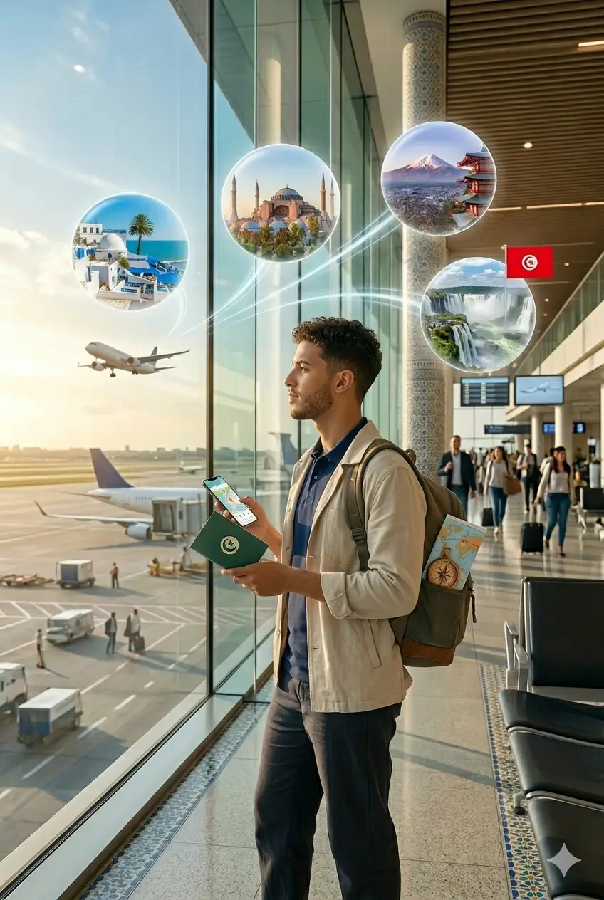 بدون فيزا للتونسيين